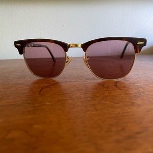 Rayban Clubmaster Polarized Used Sunglasses